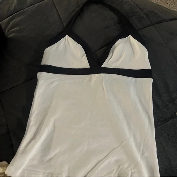 Bebe sport Xs white tank halter - Picture 3 of 3